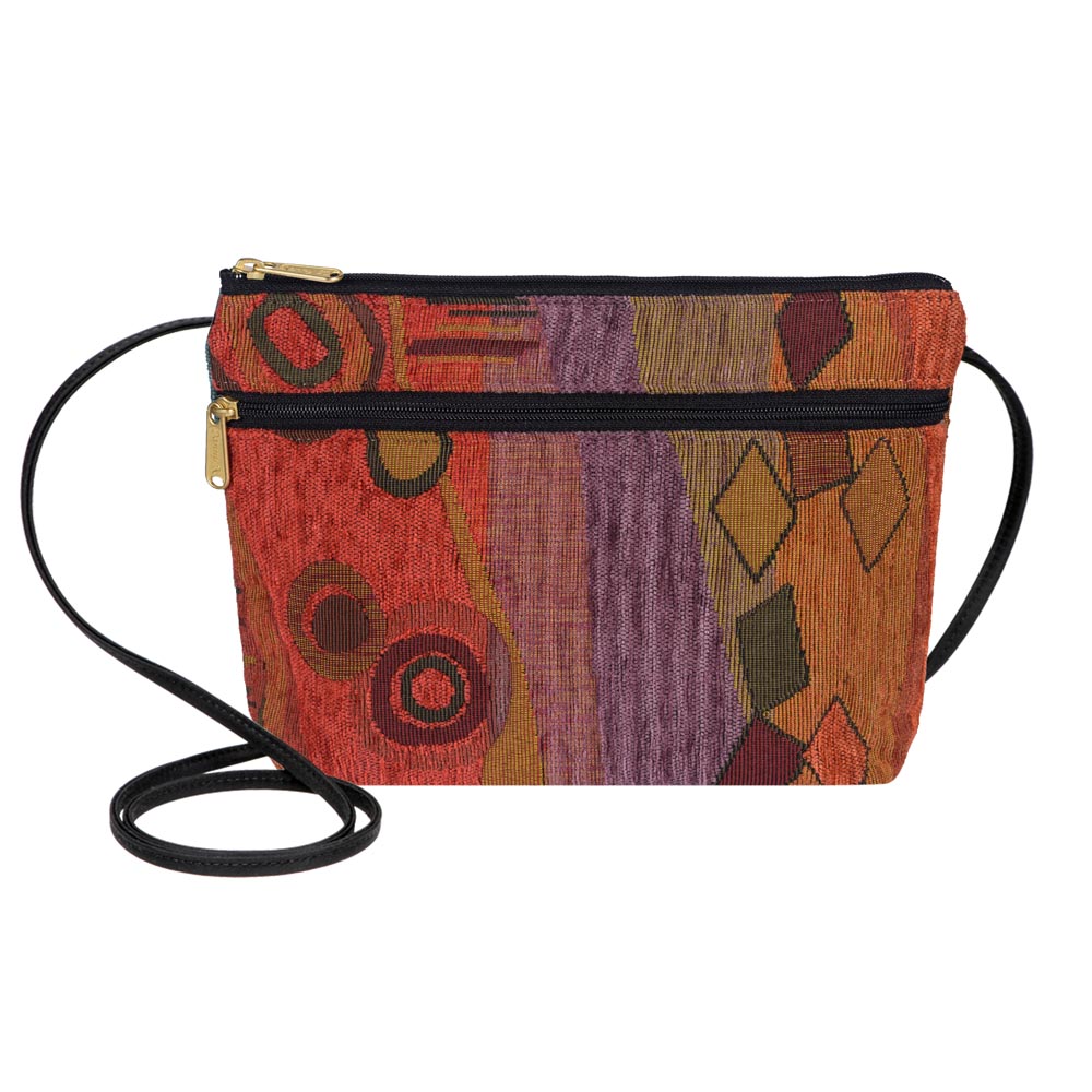 Large Zipper Purse - Tapestry Handbags & Accessories - Danny K.