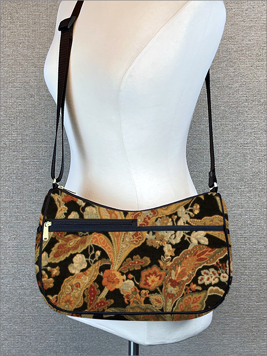 Christian Dior Vintage Brown Logo Monogram Tapestry Handbag Cloth